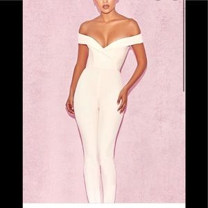 House Of CB Bella Off Shoulder Jumpsuit M